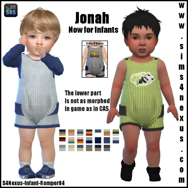 Alpha Jonah Now for Infants by simsfinds - The Sims 4 Custom Content