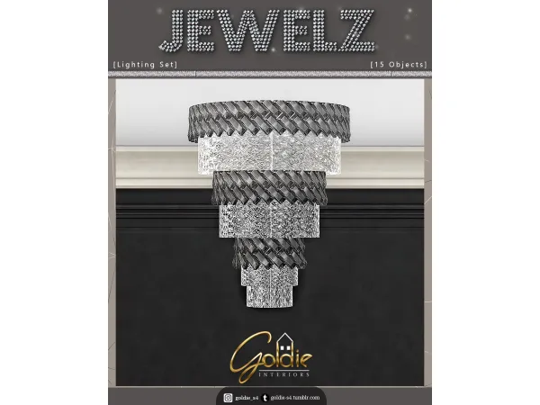 Alpha Jewelz (lighting set) - The Sims 4 Custom Content