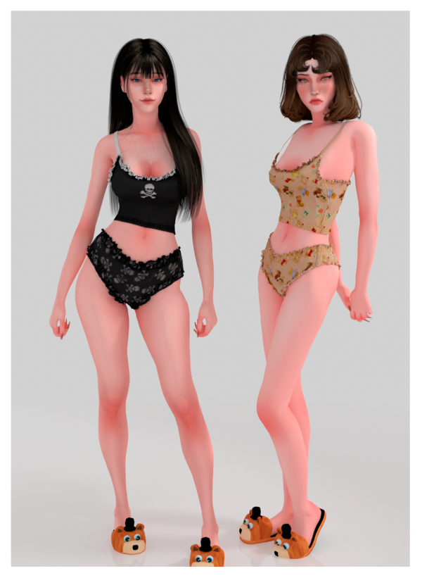 Alpha KITTEN GIRLS NIGHT by ohmybunnny2 - The Sims 4 Custom Content