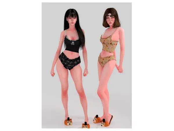 Alpha KITTEN GIRLS NIGHT - The Sims 4 Custom Content