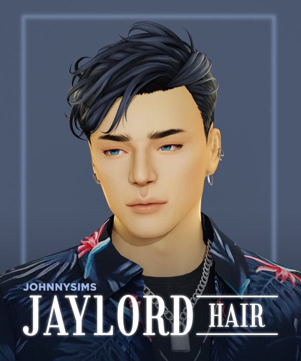Maxis Match Jaylord Hair by simsfinds - The Sims 4 Custom Content