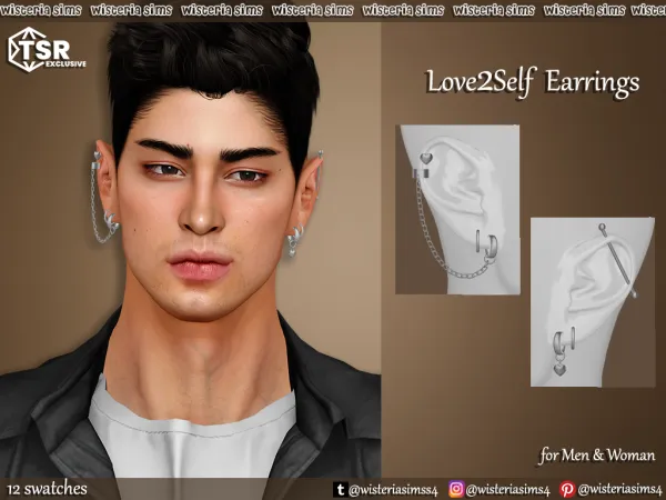Alpha JEWELRY FOR YOUR MALE SIMS by simsfinds - The Sims 4 Custom Content