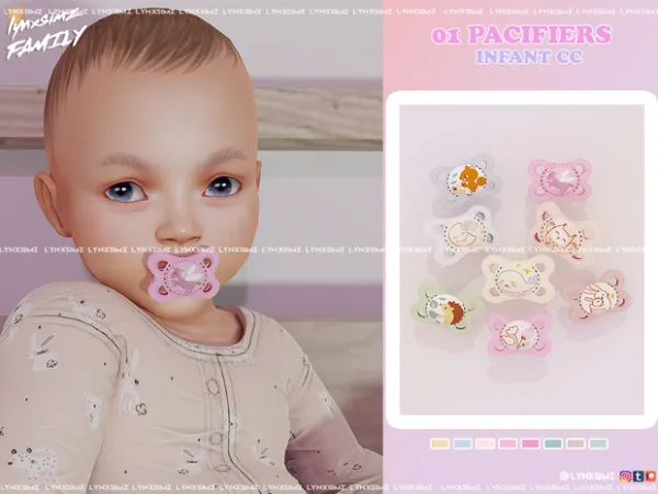 Alpha Infant Pacifiers by simsfinds - The Sims 4 Custom Content