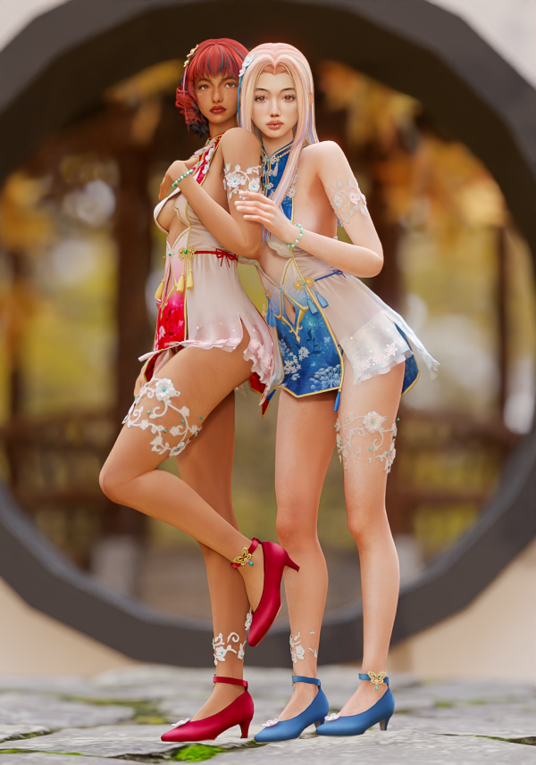 Alpha DOAXVV Makeup Bloom by simsfinds - The Sims 4 Custom Content