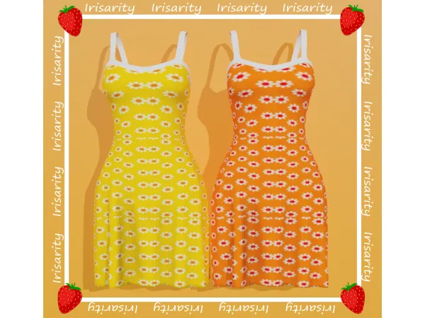 Alpha Mae Dress by Irisarity - The Sims 4 Custom Content