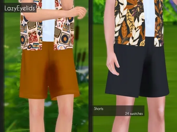 Alpha Shorts - The Sims 4 Custom Content