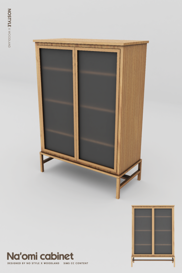 Mix Na'omi cabinet by simsfinds - The Sims 4 Custom Content