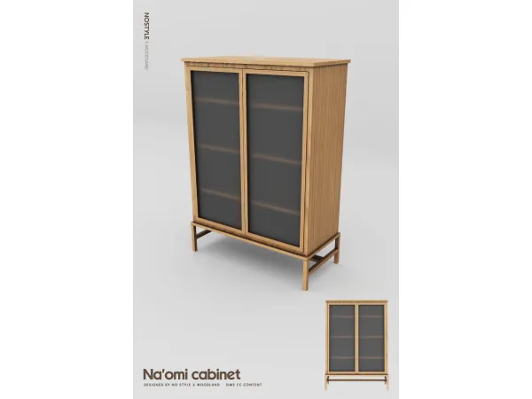 Na'omi cabinet  by NO STYLE X W O O D L A N D