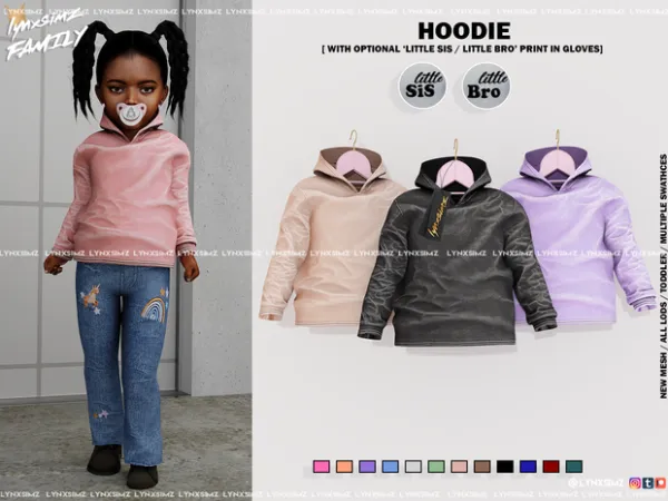 Basic Hoodie ~ Toddler 🦋 by lynxsimzfamily