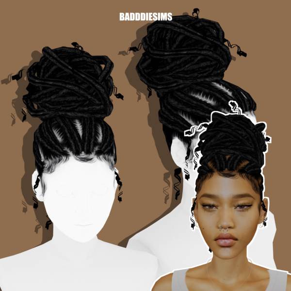 Mix GODDESS LOCS by simsfinds - The Sims 4 Custom Content