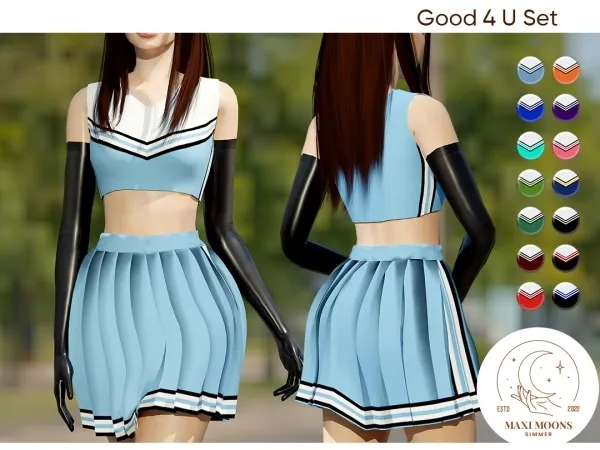 Alpha Good 4 U set by maximoons - The Sims 4 Custom Content