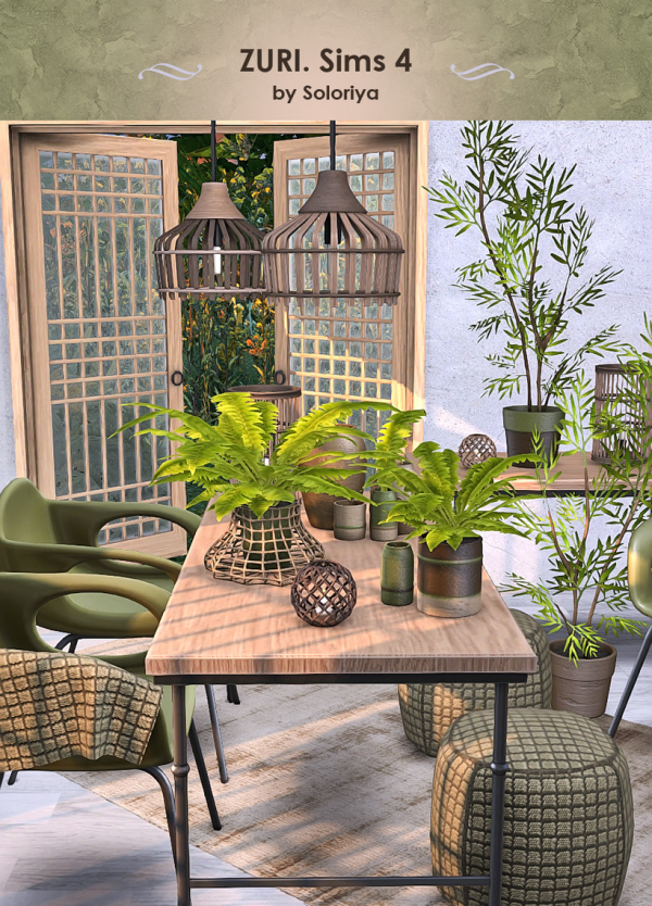 Alpha Zuri Set by simsfinds - The Sims 4 Custom Content