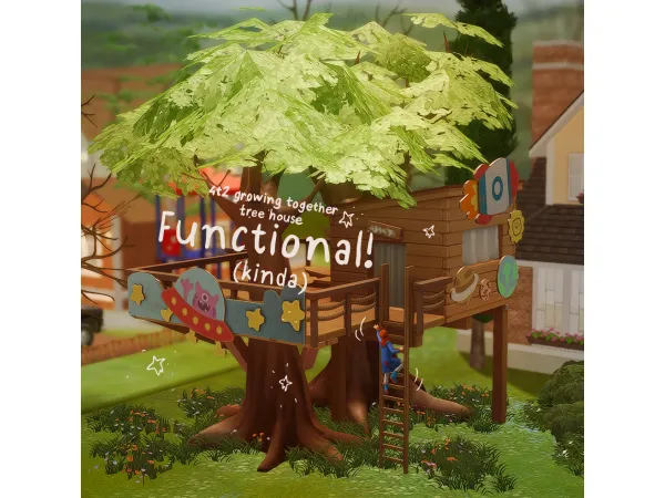 tree house by kestrelteens - The Sims 2 Custom Content