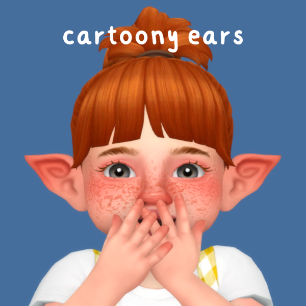 Mix Cartoony Ears by simsfinds - The Sims 4 Custom Content