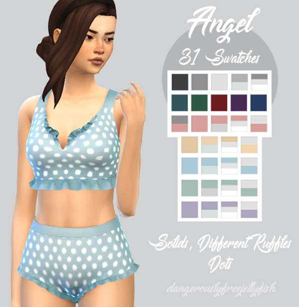 Maxis Match Angel Co Ord by simsfinds - The Sims 4 Custom Content