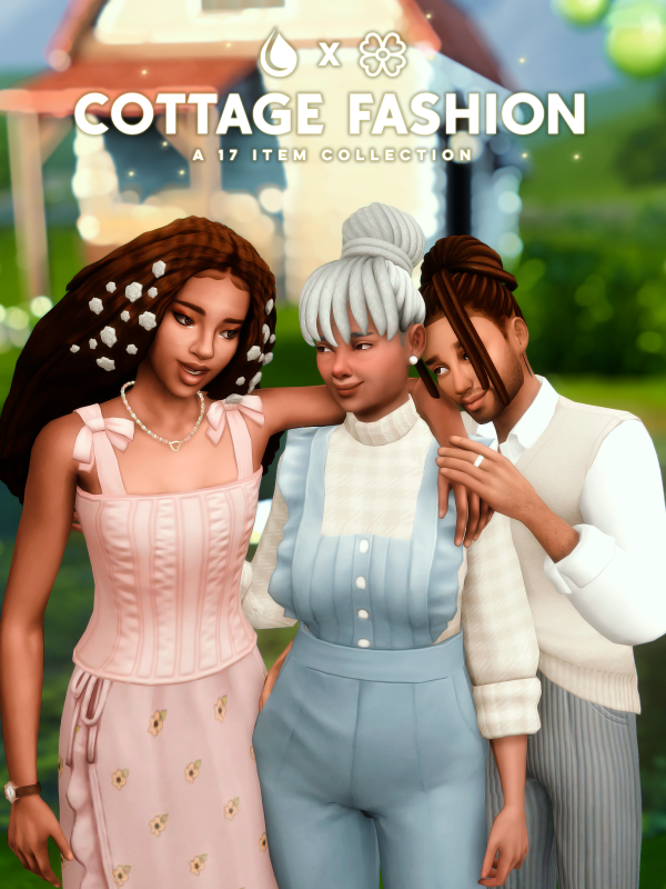 Maxis Match SxS Cottage Fashion by simsfinds - The Sims 4 Custom Content