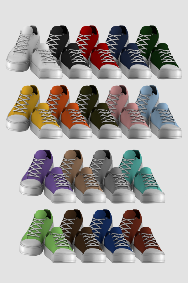 Alpha Platform Sneakers by simsfinds - The Sims 4 Custom Content