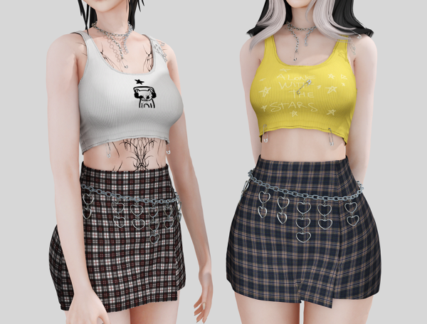 Alpha Softly outfit Babyetears by babyetears - The Sims 4 Custom Content