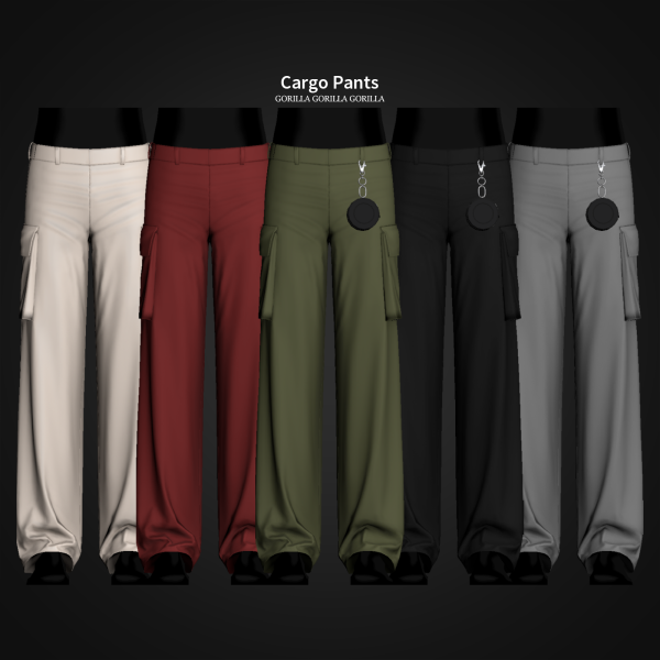 Alpha Cargo Pants by simsfinds - The Sims 4 Custom Content