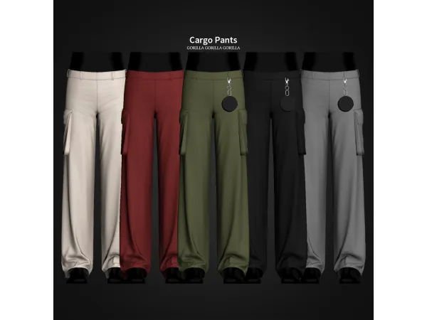 Alpha Cargo Pants by Gorilla Gorilla Gorilla - The Sims 4 Custom Content