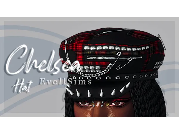 Alpha Chelsea Hat by simsfinds - The Sims 4 Custom Content