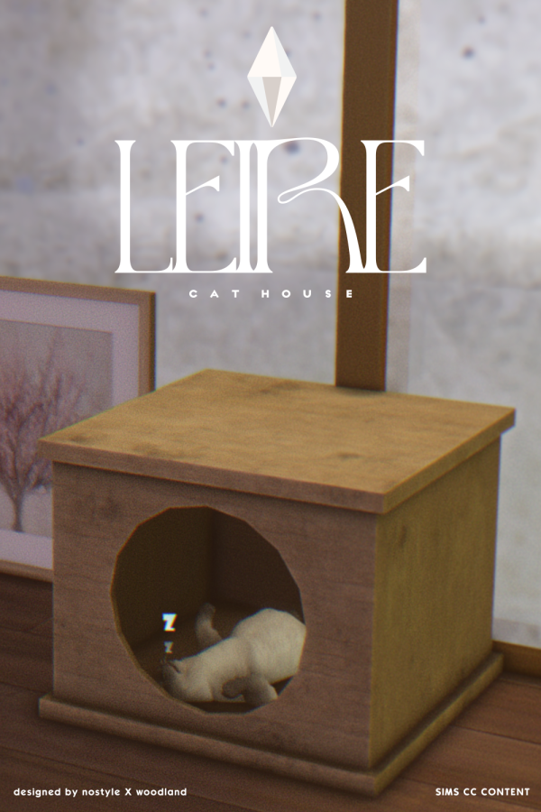 Mix Leire Cat House by simsfinds - The Sims 4 Custom Content