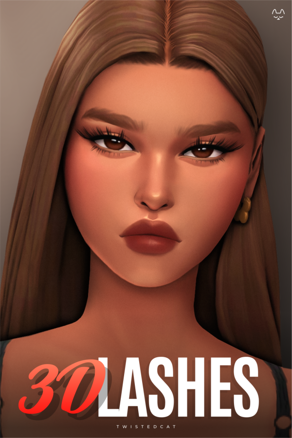Maxis Match 3D Lashes No3(Download) by simsfinds - The Sims 4 Custom Content