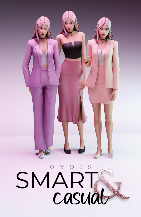 Maxis Match Smart Casual by simsfinds - The Sims 4 Custom Content