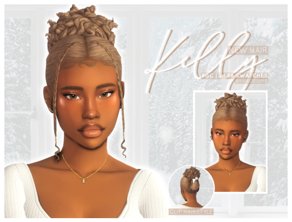 Maxis Match Kelly Hair by simsfinds - The Sims 4 Custom Content