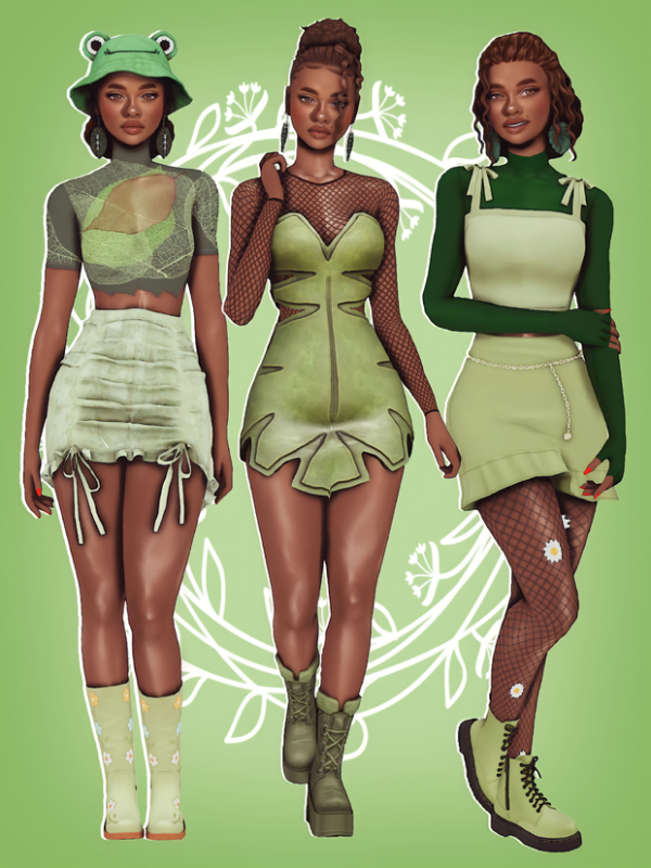 Maxis Match Tiana sim overview list folder by ladybugtrait - The Sims 4 Custom Content