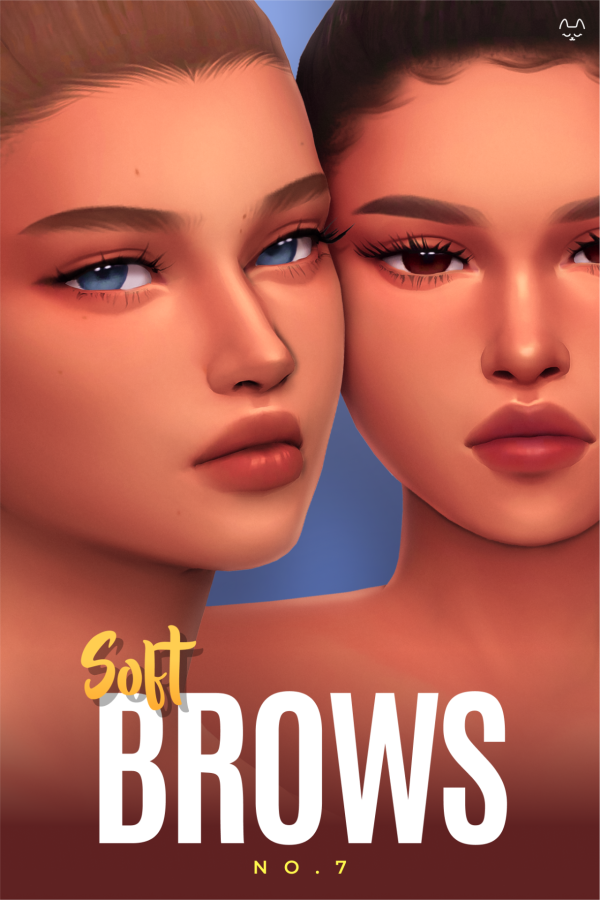 Maxis Match Eyebrow Set No7 by simsfinds - The Sims 4 Custom Content