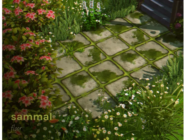 Maxis Match sammal floor - The Sims 4 Custom Content