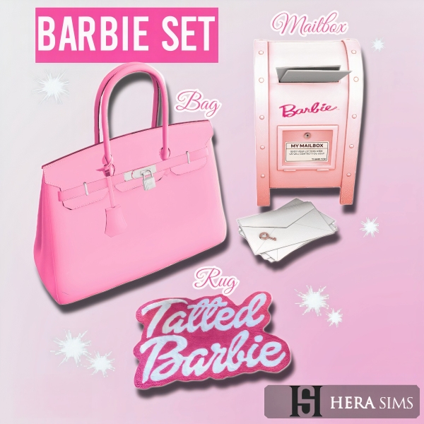 Mix Barbie set by herasims4 - The Sims 4 custom content