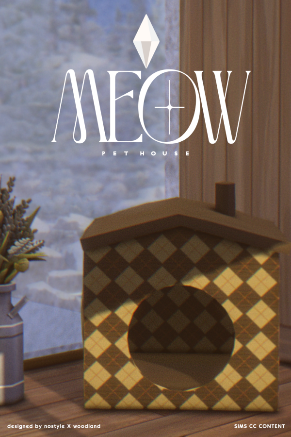Mix Meow Pet House by simsfinds - The Sims 4 Custom Content