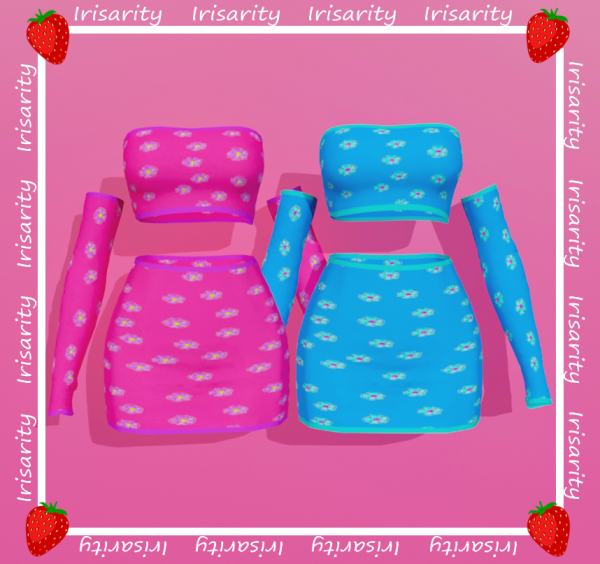 Alpha Iris Set by simsfinds - The Sims 4 Custom Content