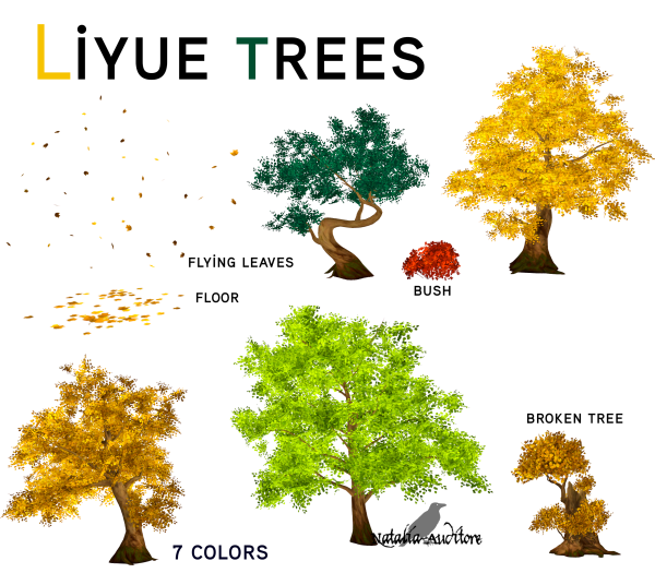 Mix Liyue Trees Auditore by simsfinds - The Sims 4 Custom Content