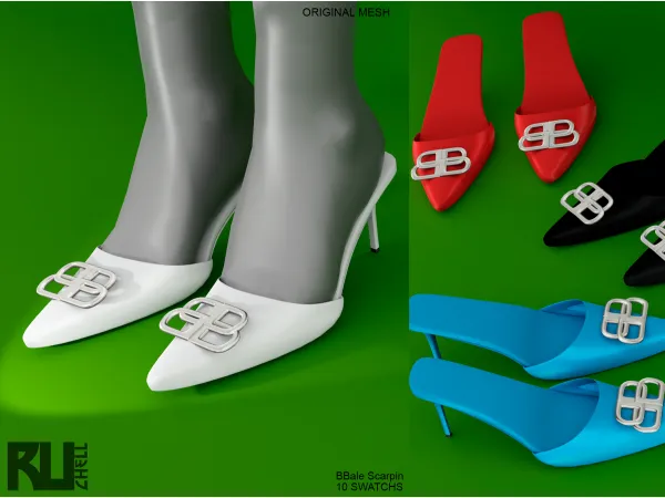 Alpha BBale scarpin by ruchellsims - The Sims 4 Custom Content