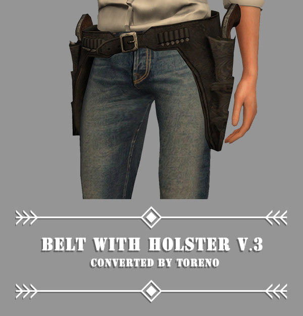 Maxis Match Revolver Holder by simsfinds - The Sims 4 Custom Content