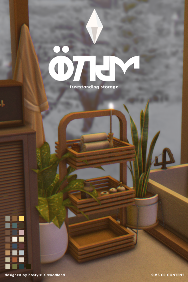 Mix ÖKIM FreeStandingStorage by simsfinds - The Sims 4 Custom Content