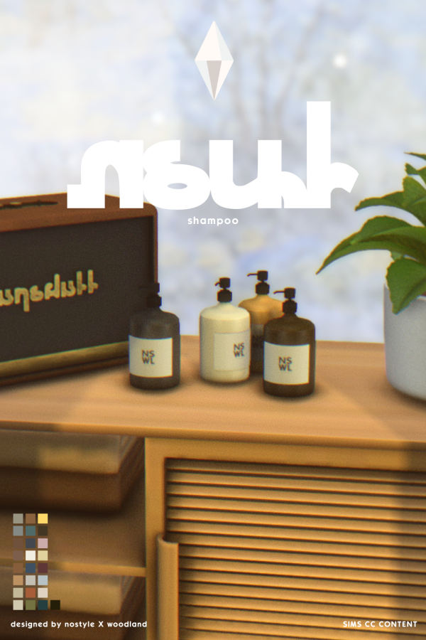 Mix NSWL Shampoo by simsfinds - The Sims 4 Custom Content