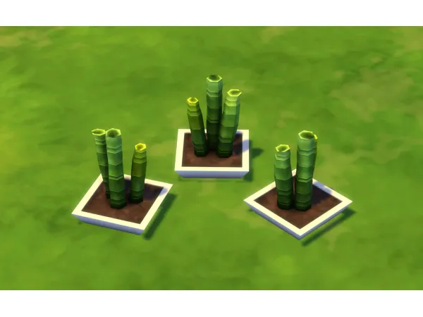 Maxis Match Spa Day bamboo but small by Xetto - The Sims 4 Custom Content