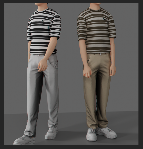 Alpha ASIA AFTERNOON OUTFIT by whimp - The Sims 4 Custom Content