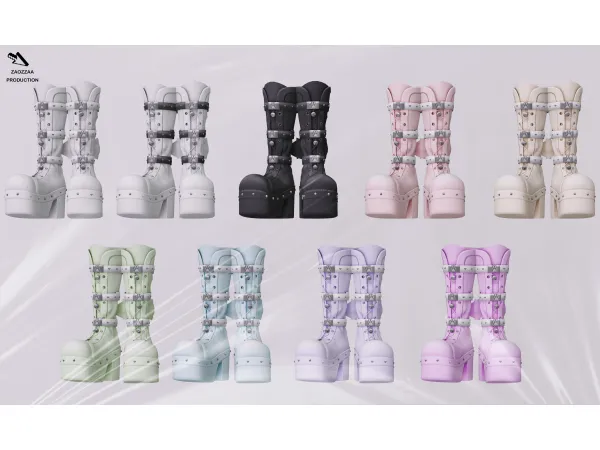 Alpha [ZAO]Puppy Paws Platform Shoes by simsfinds - The Sims 4 Custom Content