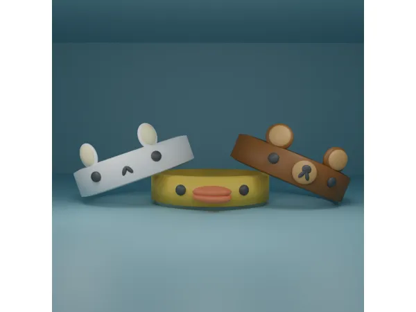 Maxis Match [Scarlett Bulckowisk] Animal Ring Set All Ages - The Sims 4 Custom Content