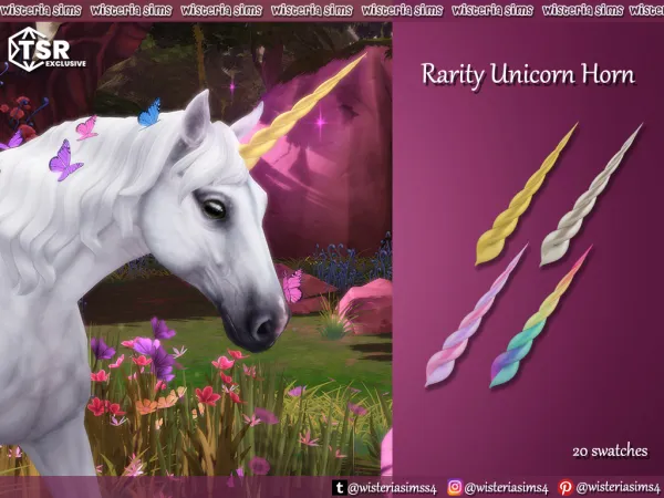 Mix Accessories for Unicorns by simsfinds - The Sims 4 Custom Content