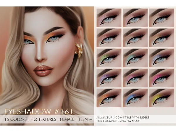 Alpha NIKOLETA MAKEUP SET by Jul_Haos - The Sims 4 Custom Content