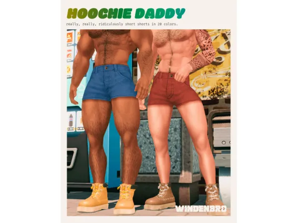 Maxis Match HOOCHIE DADDY - The Sims 4 Custom Content