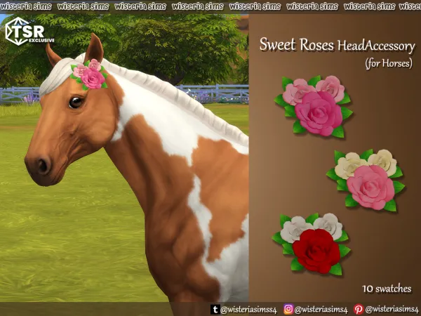 Maxis Match Accessories for your pretty Horses by simsfinds - The Sims 4 Custom Content