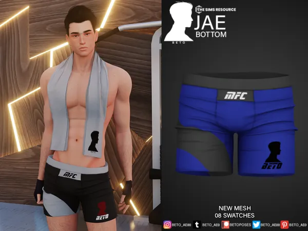Alpha Jae Set - The Sims 4 Custom Content