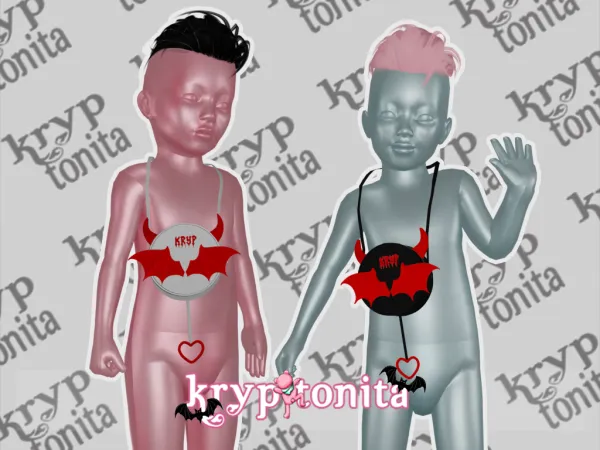 Alpha TODDLER HALLOWEEN by kryptonita - The Sims 4 Custom Content